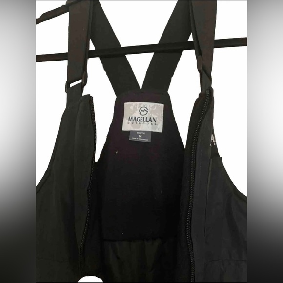 Magellan Black Ski Snow Bib Youth Size Medium - Picture 2 of 2